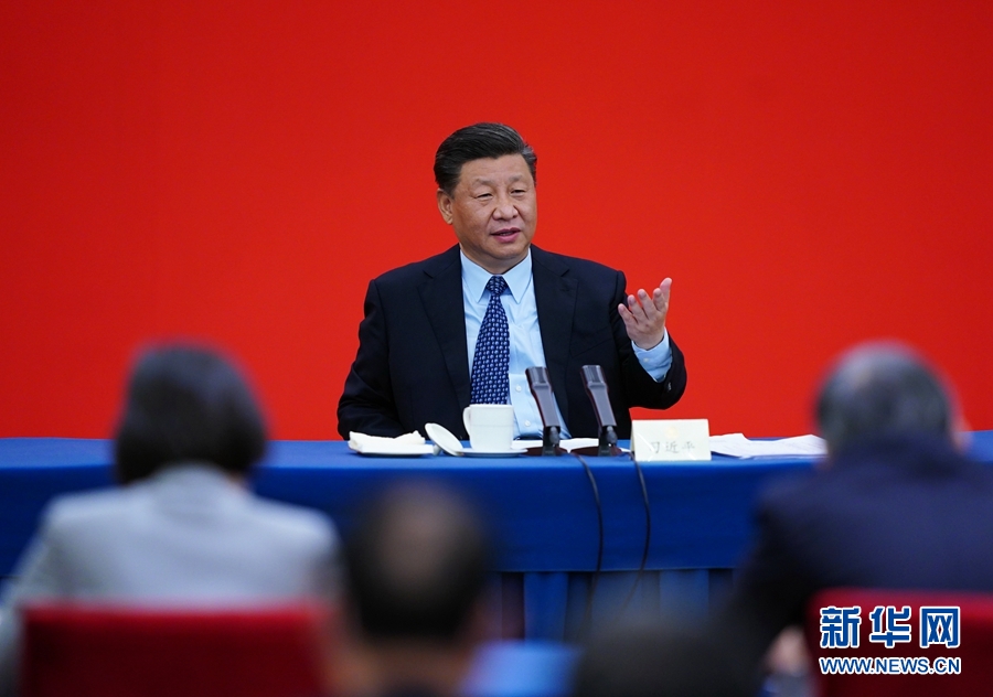習近平看望參加政協(xié)會議的經濟界委員