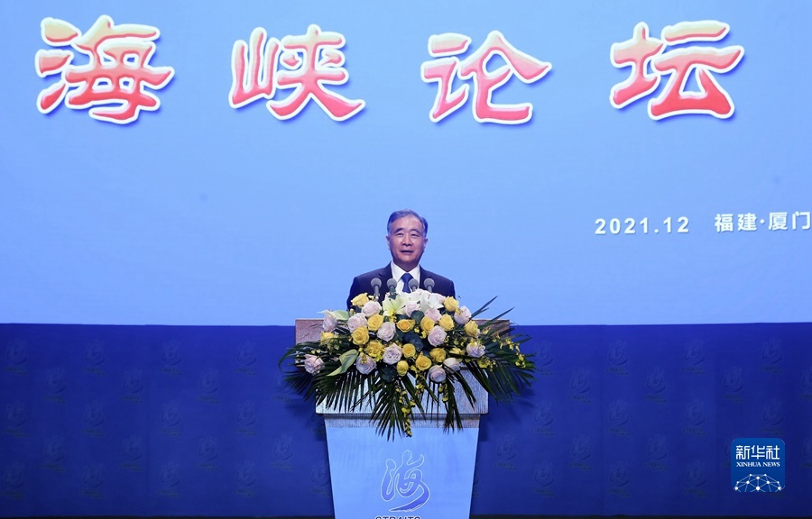 第十三屆海峽論壇在廈門舉行 汪洋出席并致辭