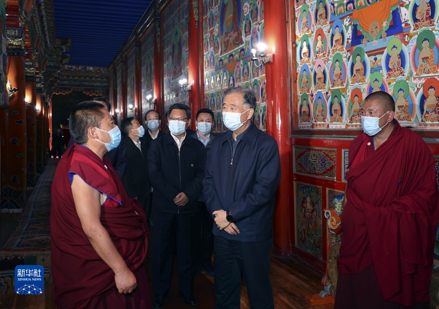 汪洋在甘肅甘南調研時強調 全面貫徹黨的民族宗教政策 推進涉藏州縣高質量發展和長治久安