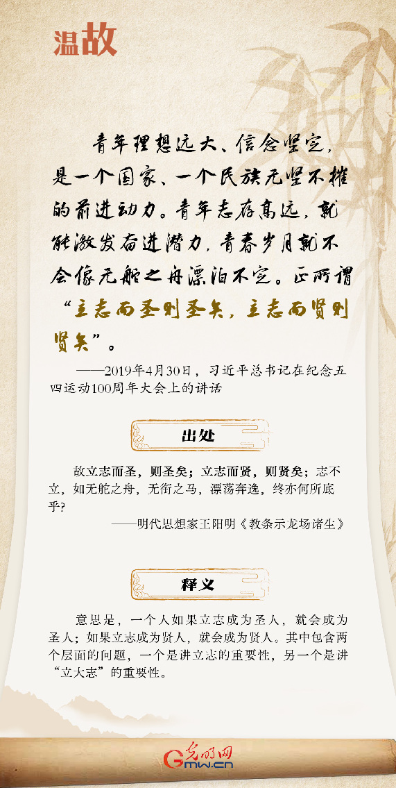 海報丨習(xí)近平總書記這樣用古語勉勵新時代青年 海報丨習(xí)近平總書記這樣用古語勉勵新時代青年