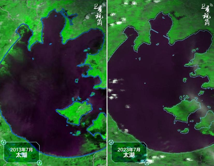 衛星視角|藍天碧水凈土,生態畫卷這樣繪就!