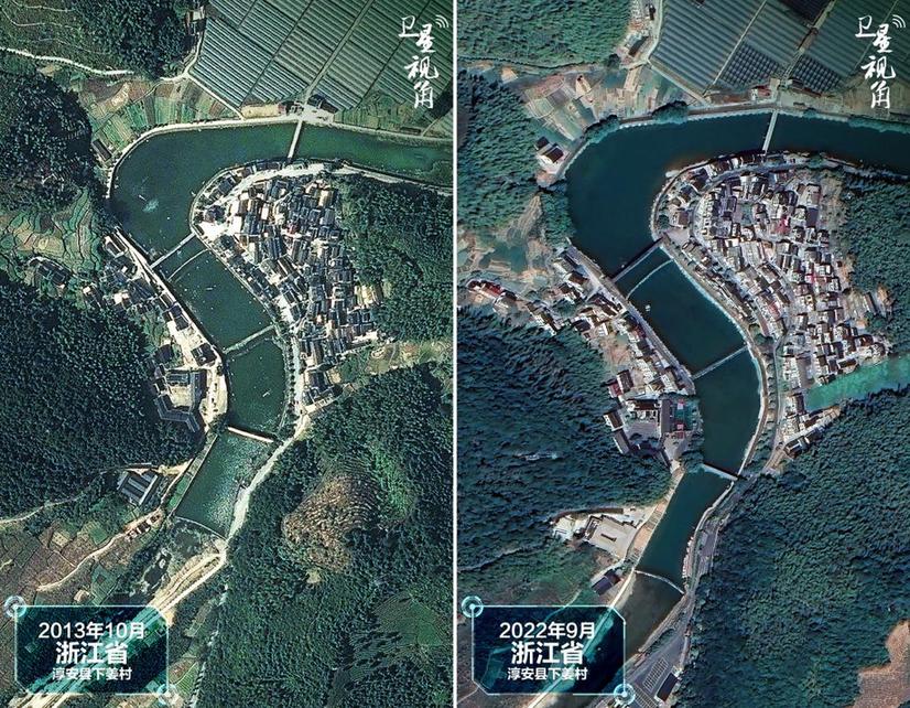 衛星視角|藍天碧水凈土,生態畫卷這樣繪就!