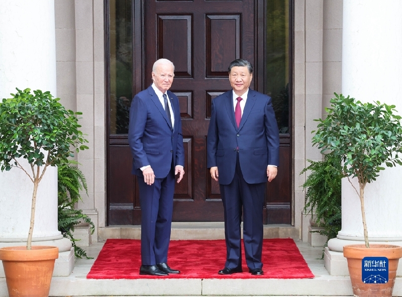 習近平同美國總統(tǒng)拜登舉行中美元首會晤