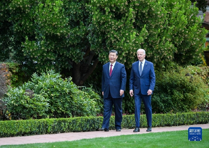 習近平同美國總統(tǒng)拜登舉行中美元首會晤