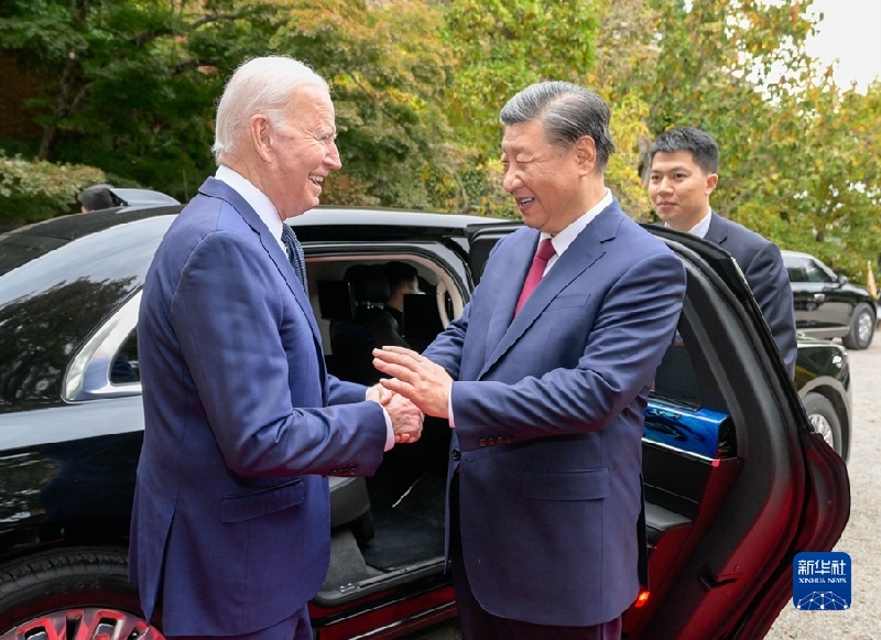習近平同美國總統(tǒng)拜登舉行中美元首會晤