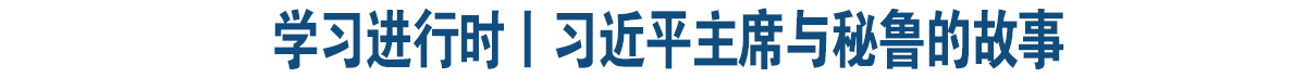 學習進行時丨習近平主席與秘魯的故事