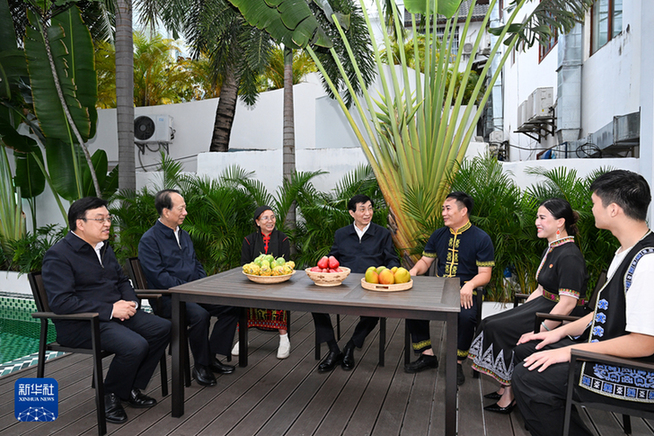 王滬寧在海南調研時強調 完善大統戰工作格局 充分發揮統一戰線強大法寶作用