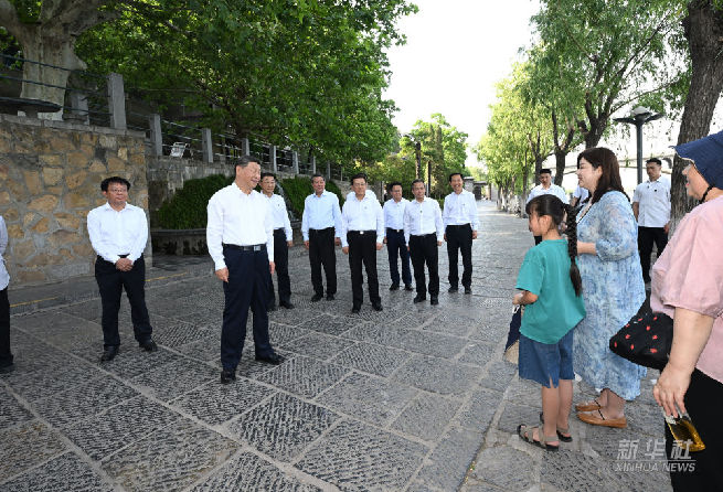 新華圖訊丨習近平在河南洛陽市考察調研