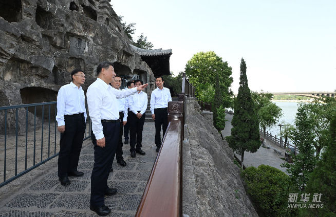 新華圖訊丨習近平在河南洛陽市考察調研