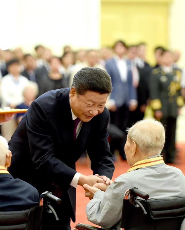 習(xí)近平總書記弘揚(yáng)偉大抗戰(zhàn)精神的故事