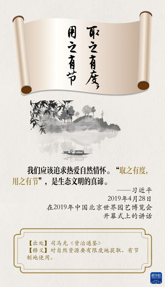 創意海報|總書記引經據典論生態文明