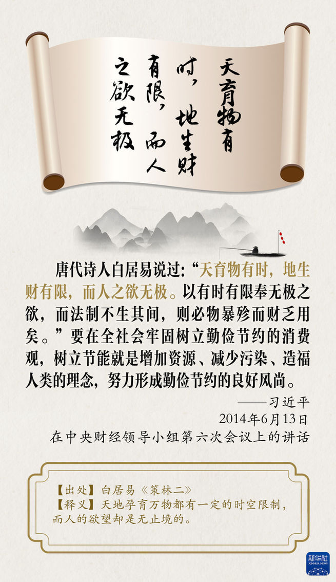 創意海報|總書記引經據典論生態文明